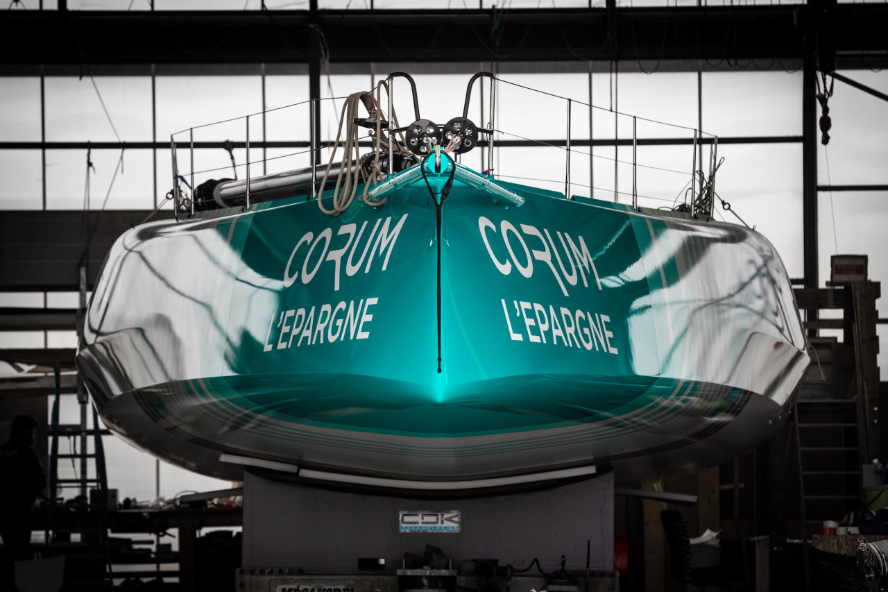 The new IMOCA CORUM L Epargne launched